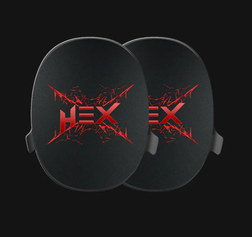 Heavys Red HeX Shells - Shells + Heavys Headphones Bundle